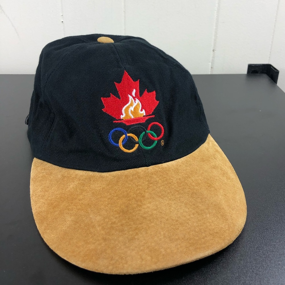 Vintage 1996 Atlanta Olympics Leather Strap Hat